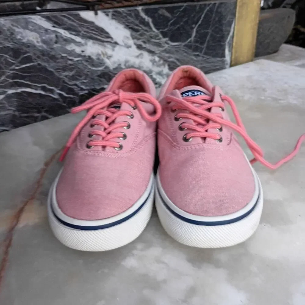 Sperry Men's Pink Boat-shoes